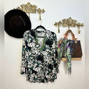 CABLE & GAUGE  boho chic top Xl